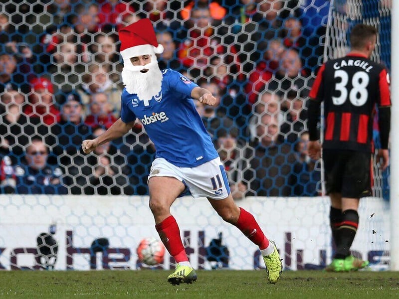 Clue: The former Pompey hero netted 10 goals for the club in the Blues' 2016-17 League Two title-winning season.