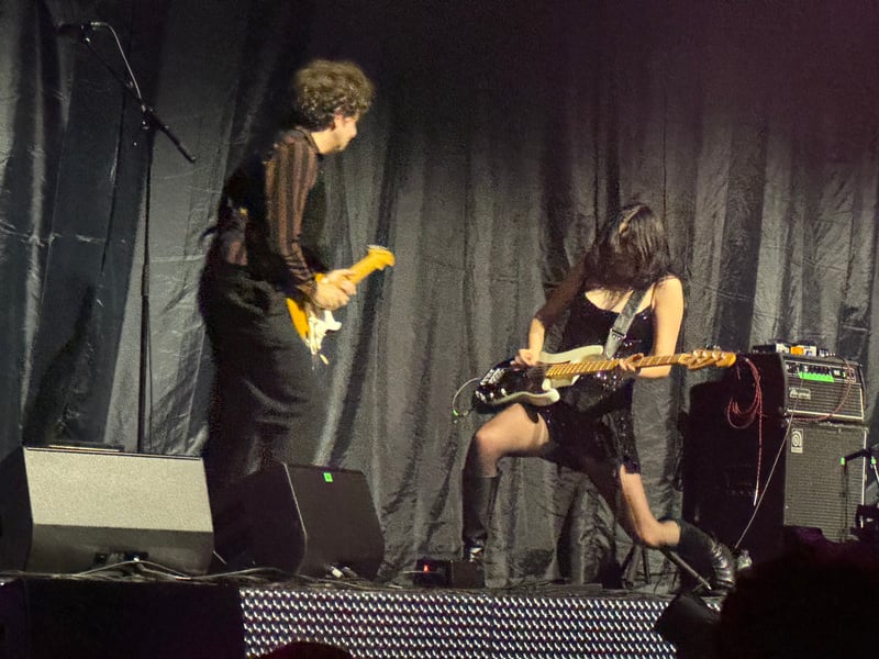 New York rockers Sunflower Bean provided support.