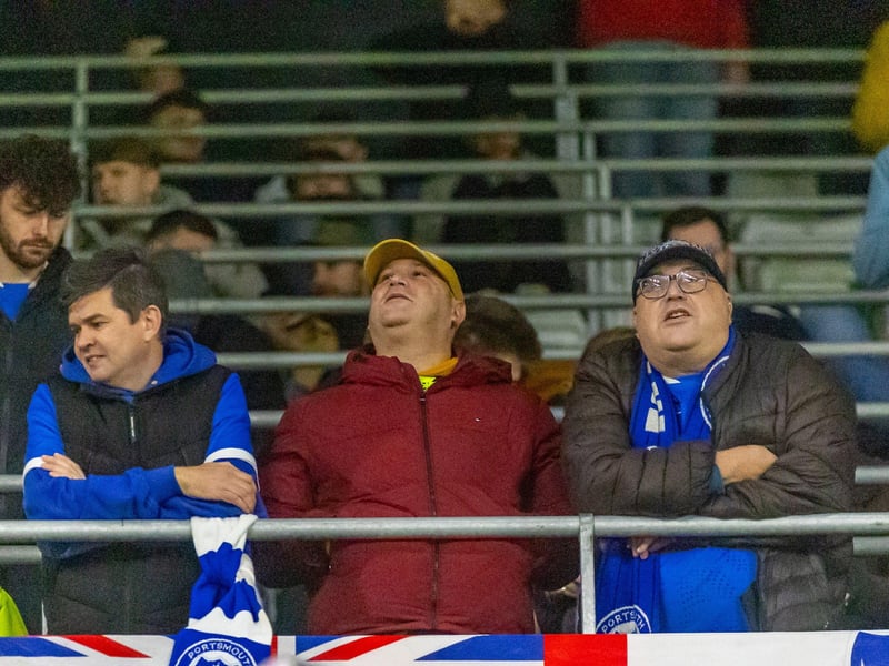 1,153 Pompey fans made the midweek trek to Swansea