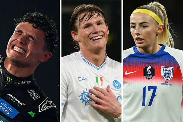 Three of the favourites for this year's BBC Sports Personality of the Year Award.