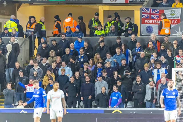 1,153 Pompey fans made the midweek trek to Swansea