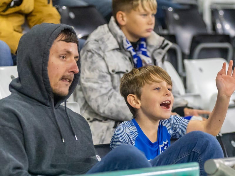 1,153 Pompey fans made the midweek trek to Swansea
