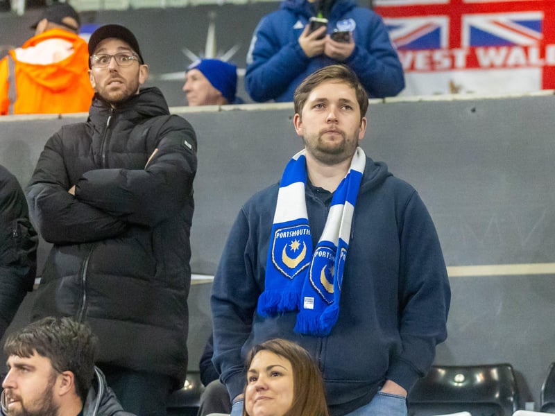 1,153 Pompey fans made the midweek trek to Swansea