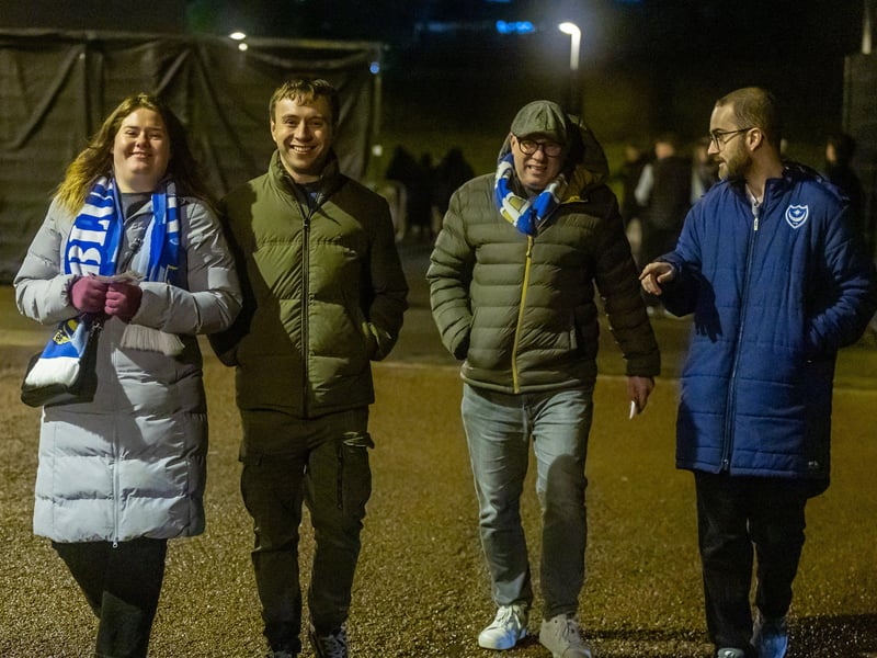 1,153 Pompey fans made the midweek trek to Swansea