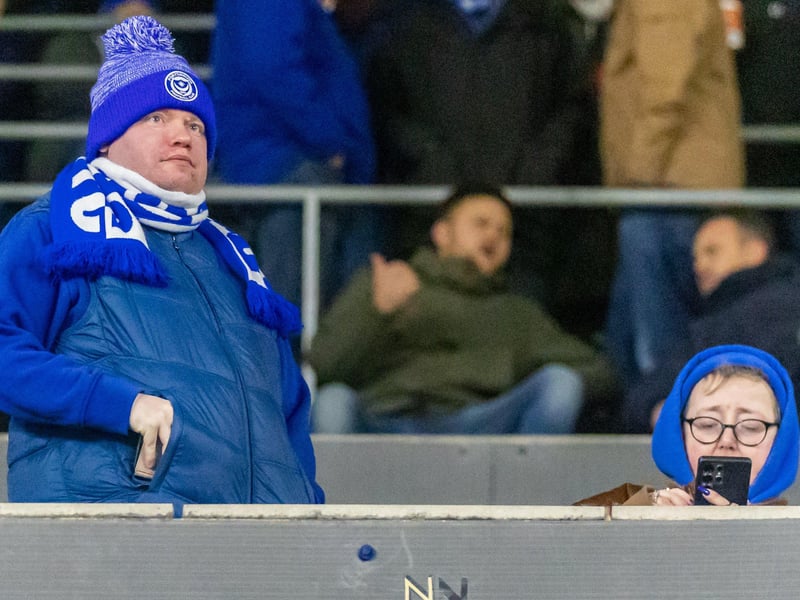 1,153 Pompey fans made the midweek trek to Swansea