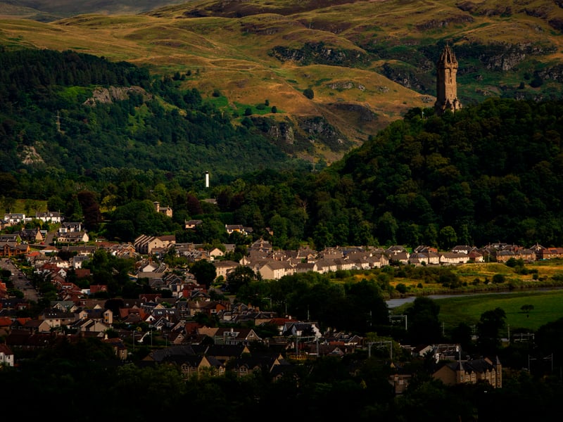 Stirling has an average of 15 days.
