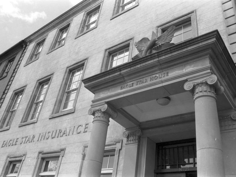 The exterior of the Eagle Star Insurance building in George Street in May 1966.