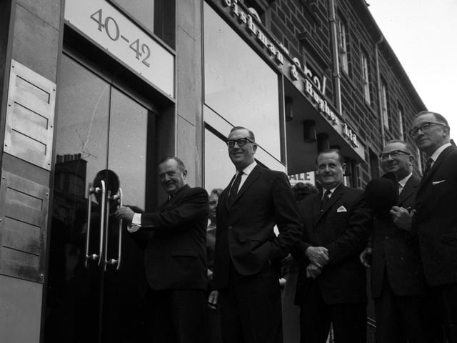 The reopening of the Royal London Assurance Office in George Street in September 1965.