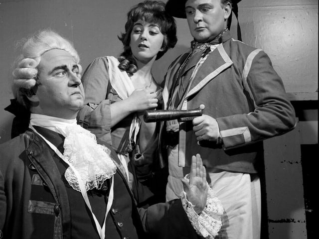 Members of Edinburgh Festival Guild give opera intimate opera company at the Assembly Rooms in George Street in February 1964.