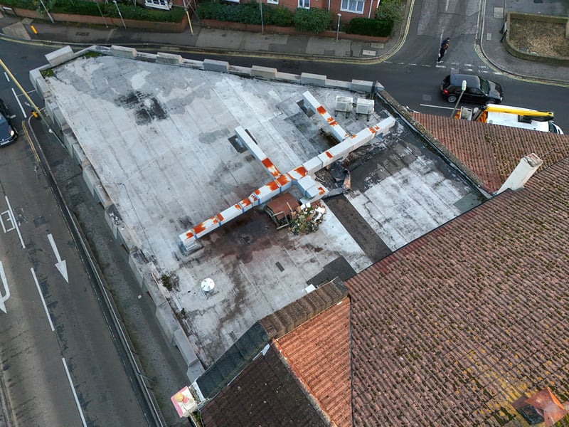 The roof of the Criterion in Gosport 
Credit: Paul Jacobs/pictureexclusive.com