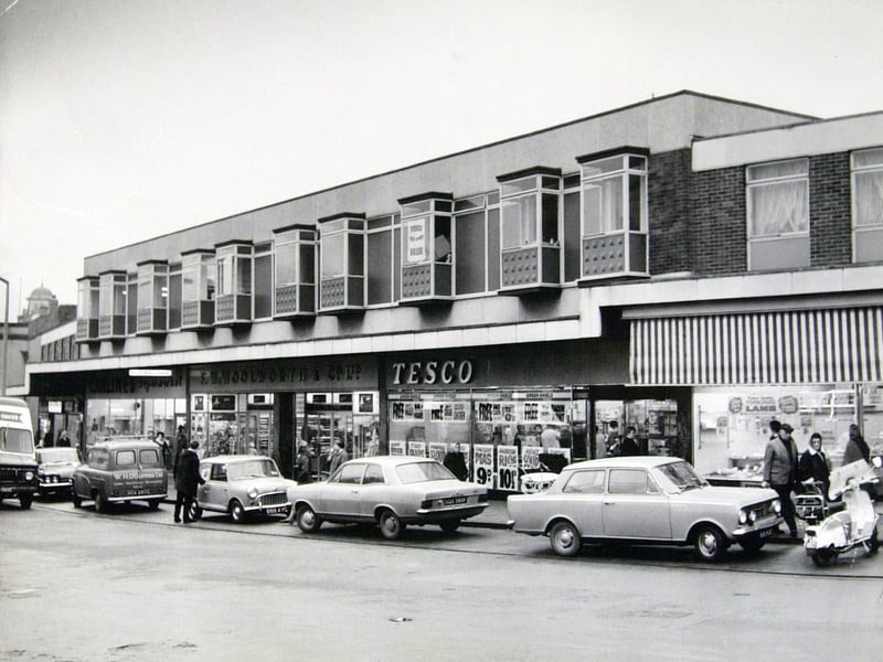 Armley shopping centre, Leeds, in November 1968