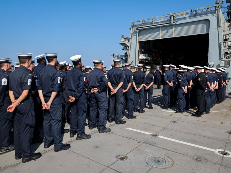 During her final three years based in Bahrain, the frigate intercepted seven illegal narcotic cargoes and was the first ship on task in the Red Sea during heightened threat activity in December 2023