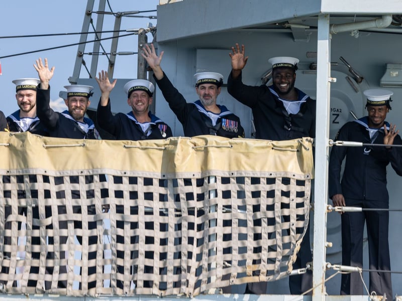 HMS Lancaster has been officially retired from the Royal Navy fleet in Bahrain after serving in the force for over 34 years.