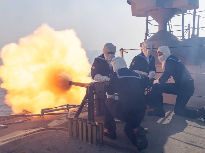 In total, HMS Lancaster completed 4,097 days at sea and travelled 816,000 nautical miles, the equivalent of almost two return trips to the Moon.