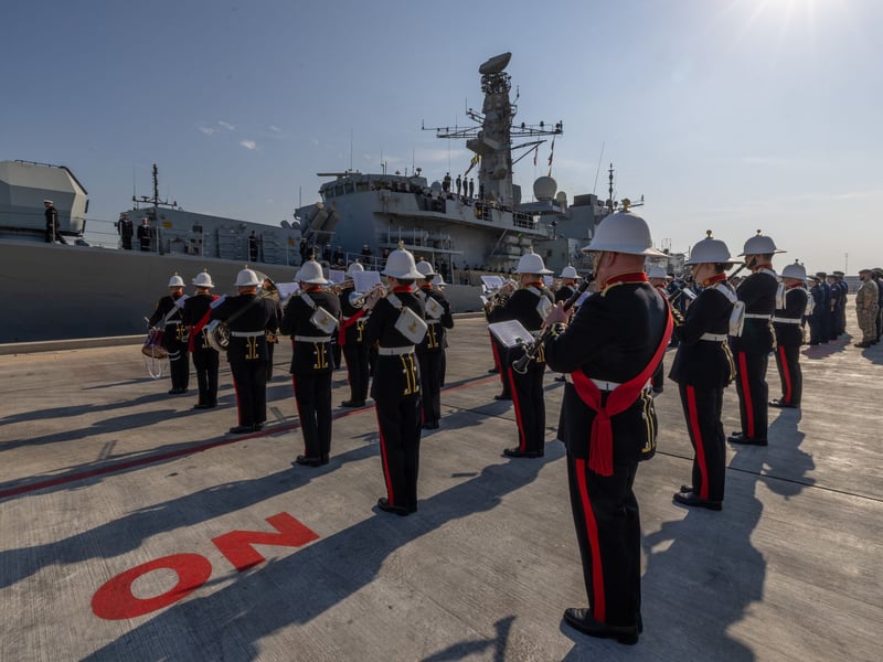 HMS Lancaster has been officially retired from the Royal Navy fleet in Bahrain after serving in the force for over 34 years.