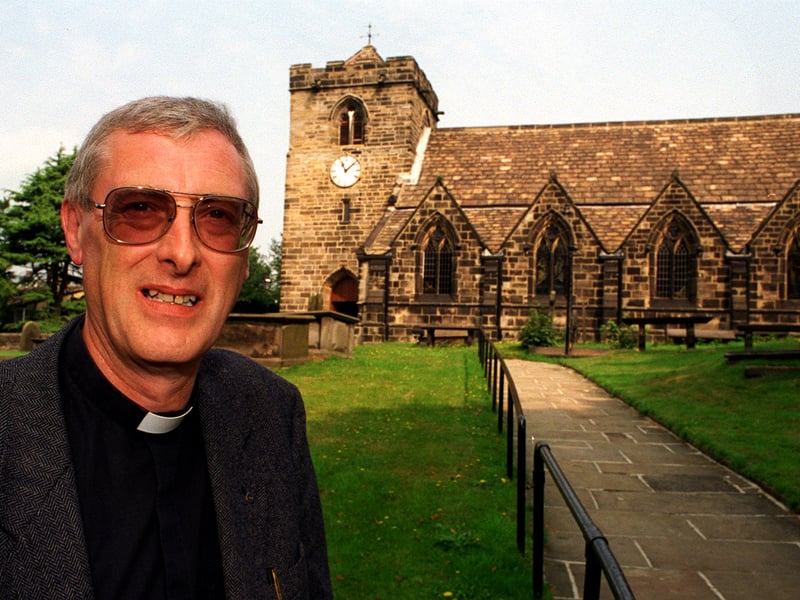 Do you remember Rev Christopher Morris? He was vicar of St Peter's Church pictured in August 1996.