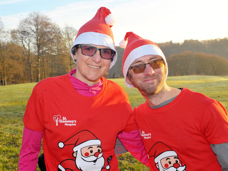 Roundhay Park runners  Helen Goldthorpe and Liam Mealey of Roundhay