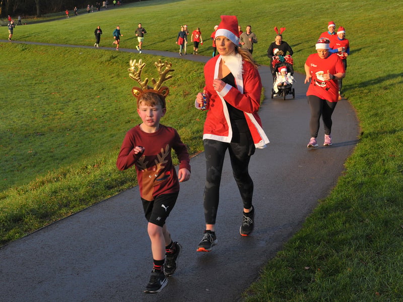 The Santa Dash raises thousands of pounds for St Gemma's every year.