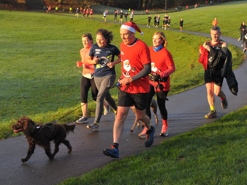 As long as you don't mind hills Roundhay Park is an ideal place for a run.
