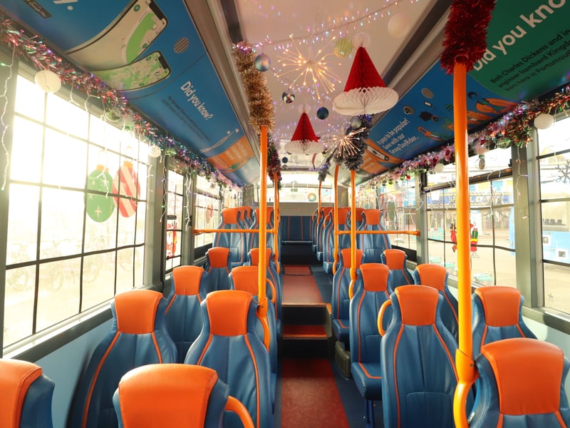 The popular annual Santa Bus from Stagecoach has returned - bringing festive cheer round the city all while raising money for charity.