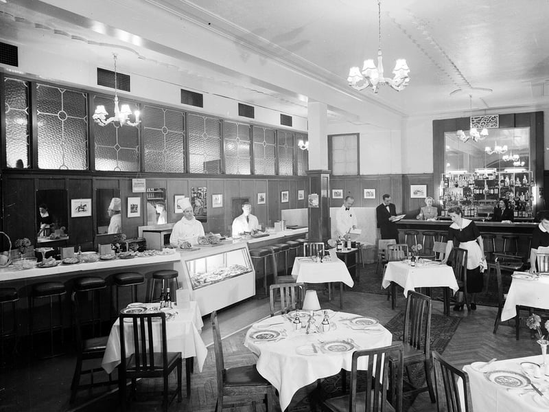 Berkeley Restaurant on Lothian Road in November 1951.