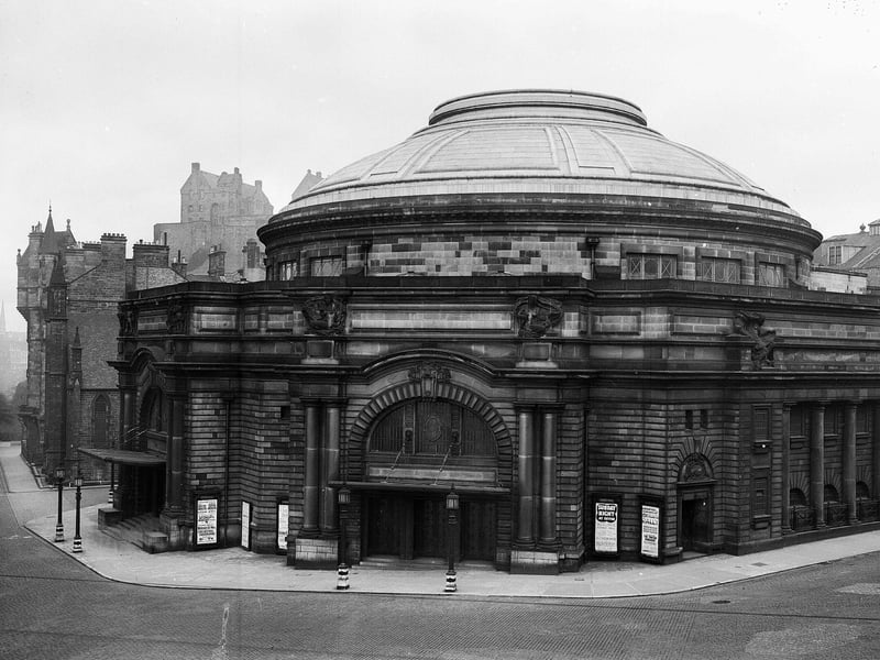 The Usher Hall pictured in May 1958.