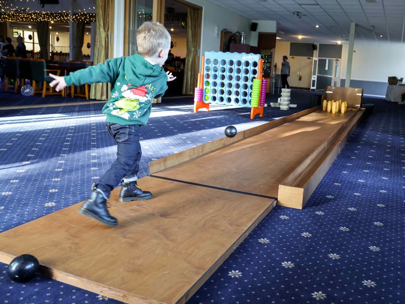 Young guests and their families enjoyed a magical day of festive activities at the HMS Sultan Children's Christmas Party.