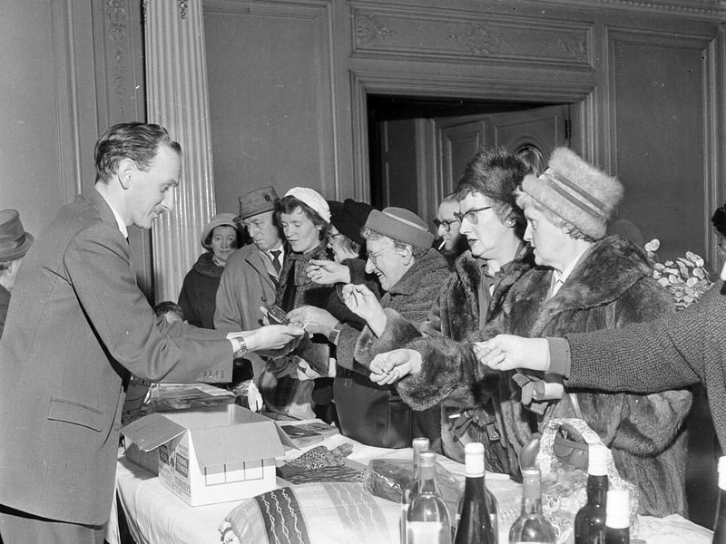 The Edinburgh Unionist Association Christmas Bazaar in 1963.