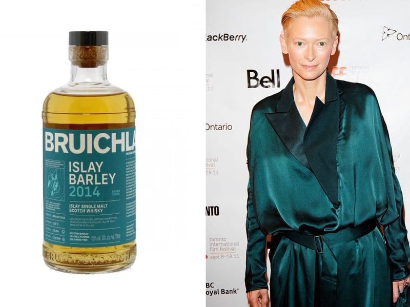 Adam Hannett, master blender at Bruichladdich said: “Maybe Tilda Swinton - elegant, intriguing, sometimes a bit eccentric, but never boring. Scottish roots, global presence, strong sense of identity.”