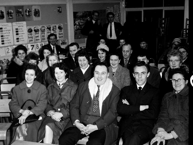 The Oxgangs and Comiston Residents Association annual meeting in Hunters Tryst School in February 1964.