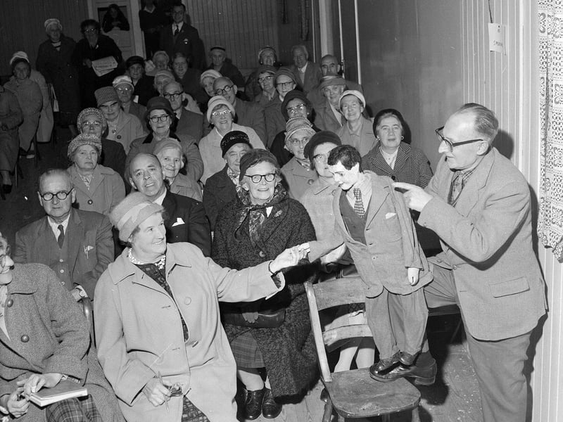 The Colinton Mains and Oxgangs Old Age Pensioners Association social in September 1964.