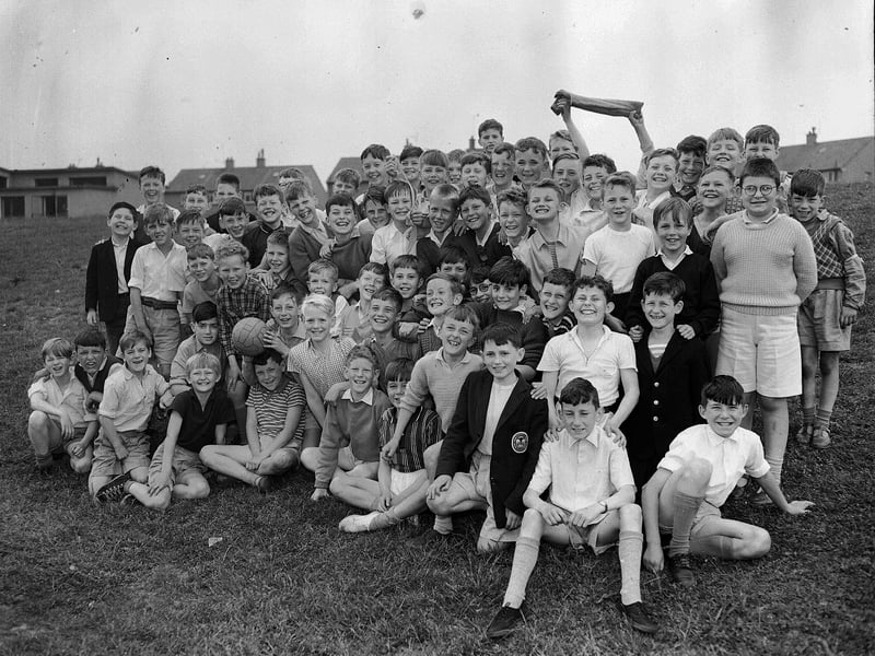 The Oxgang Primary School sports day in June 1963.