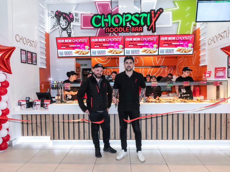 Noodle bar and takeaway Chopstix officially opened its doors at the White Rose in February 2025.