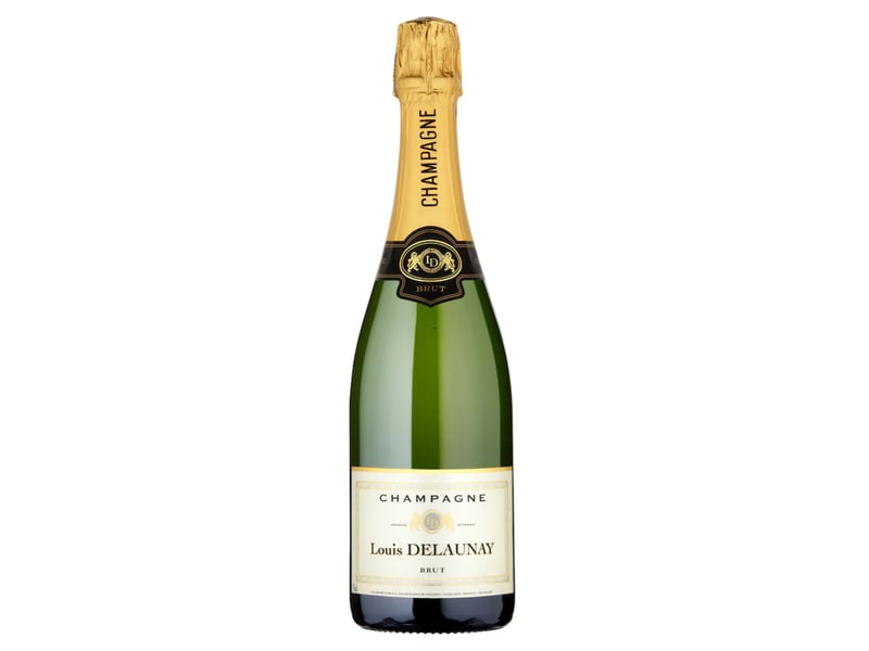 Tesco are offering shoppers plenty of fizz for their cash with this Louis Delaunay Champagne priced at just £15.50 - reduced to just £12 with a Clubcard.
