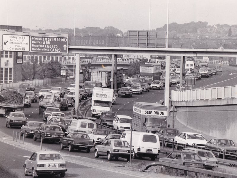 A mechanical digger brought Leeds to a standstill in June 1983.