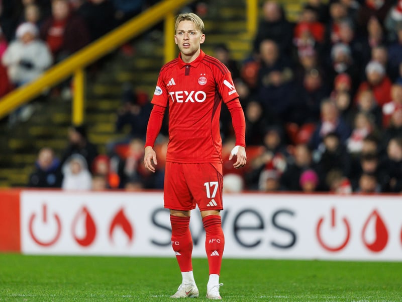 Signed on a season-long loan deal from Bologna, the Swedish international was Aberdeen's big summer signing but failed to live up to expectations and left after just six months as the club terminated his loan. A complete mismatch between his technical style and the team's struggles under former boss Jimmy Thelin, Karlsson moved to Dutch outfit FC Utrecht in January after failing to truly make his mark at Pittodrie.