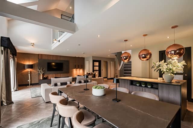 This detached bungalow in Swanston Gardens, Fairmilehead,
was the most viewed home in 2025. The home has been expertly extended and upgraded and is designed perfectly for modern family living. The open-plan kitchen and living area features herringbone flooring, vaulted ceilings and Dekton worktops. It was on sale for offers over £865,000 and is currently under offer