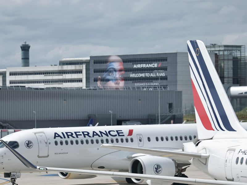 71 per cent of flights were on time for Air France.