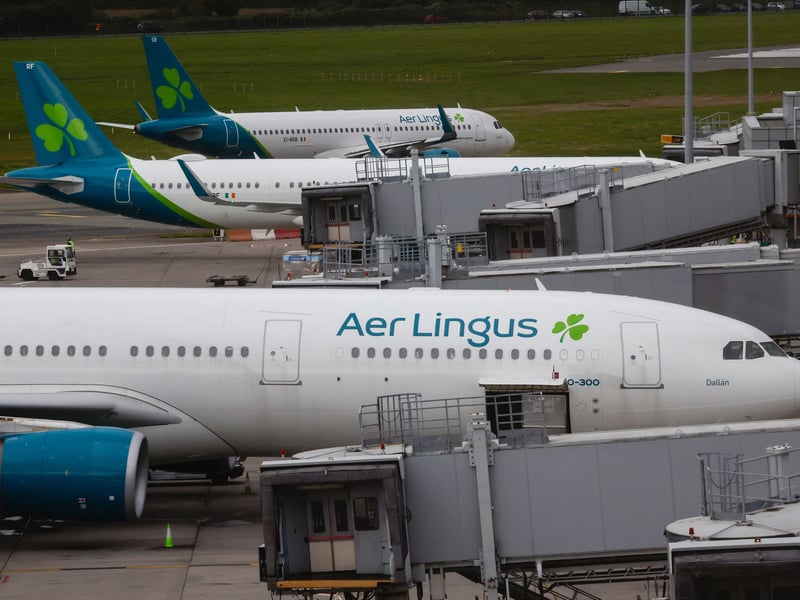 75 per cent of flights were on time for Eurowings and Aer Lingus.
