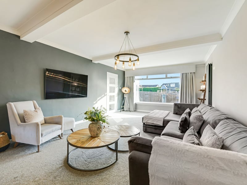 Completing the top ten, this stylish bungalow in Corstorphine is in impeccable condition, with a modern kitchen, bedrooms and a cosy living room. It sold for offers over £485,000