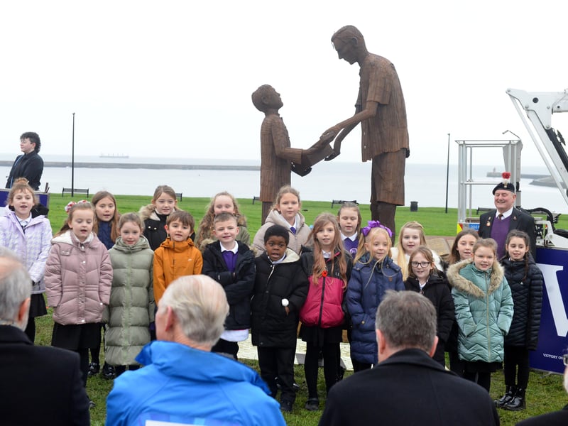 After the ceremony, Brian formally gifted the statue, free of charge, to South Tyneside Council.