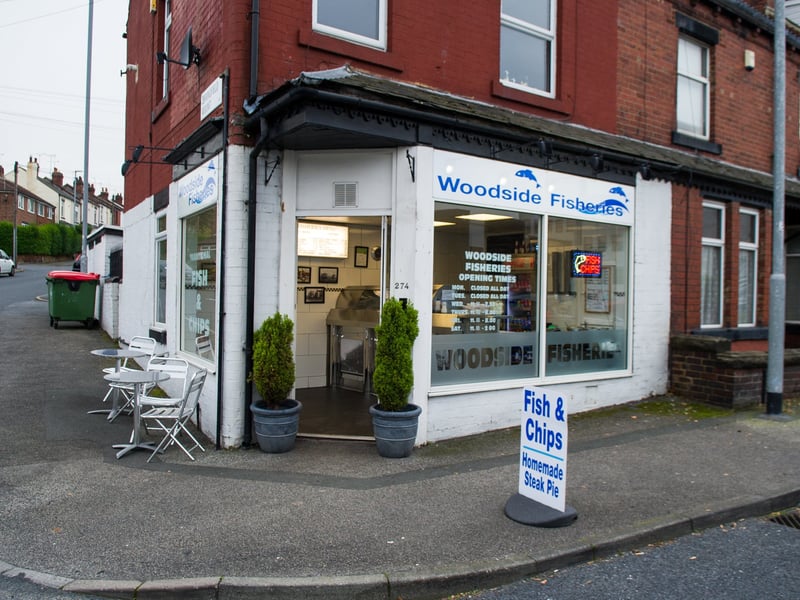 Woodside Fish & Chips in Horsforth has a 4.5* rating from 64 reviews. A Tripadvisor reviewer said: “Fantastic fish freshly cooked to order. A mountain of tasty hot chips and the steak pie is outstanding. Staff are friendly and welcoming. 5*.”