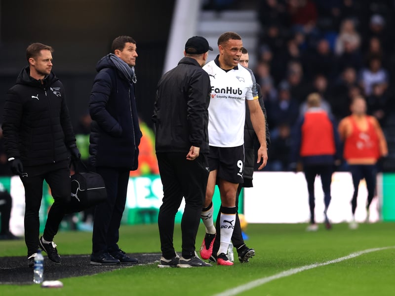 An ankle injury suffered in November has kept the striker out ever since. He was given a 10-12-week timeframe before any potential return, which hasn't been reached as of yet.