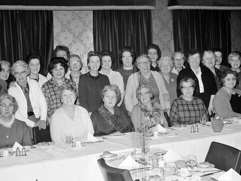 A Burns Night held by the Gorgie Branch of the Co-operative Women's Guild in January 1964.