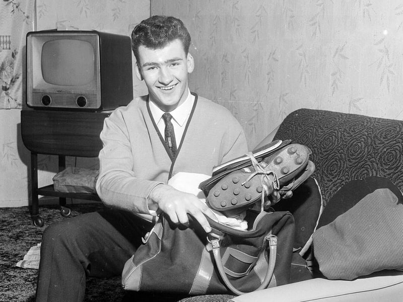 Frank McCormack of Gorgie Hearts FC in January 1964.