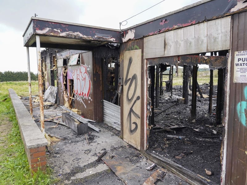 The aftermath of a huge fire at former Boundary Club on Jordanthorpe Parkway in 2022. Picture Scott Merrylees