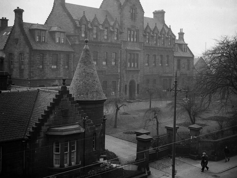 Springwell House, in Gorgie, which had been bought by town council, pictured in March 1950.