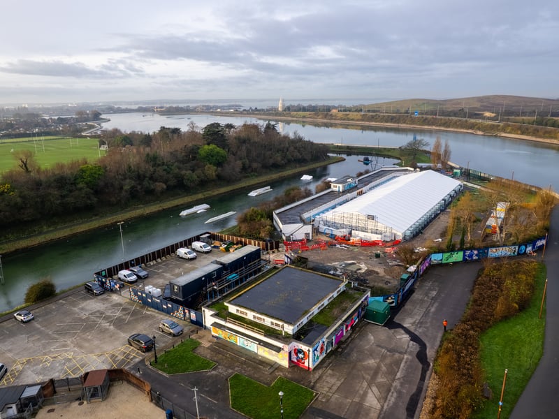 Eye-opening drone footage of the ongoing work at Hilsea Lido as the multi-million pound regeneration project nears completion. 

Picture: Alex Shute 