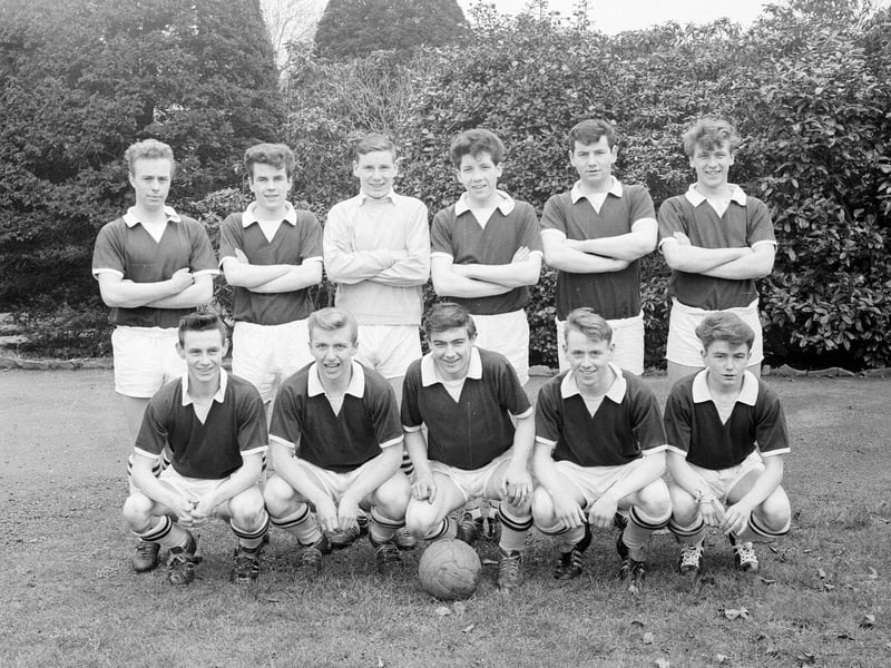 Gorgie Hearts football team in April 1963.