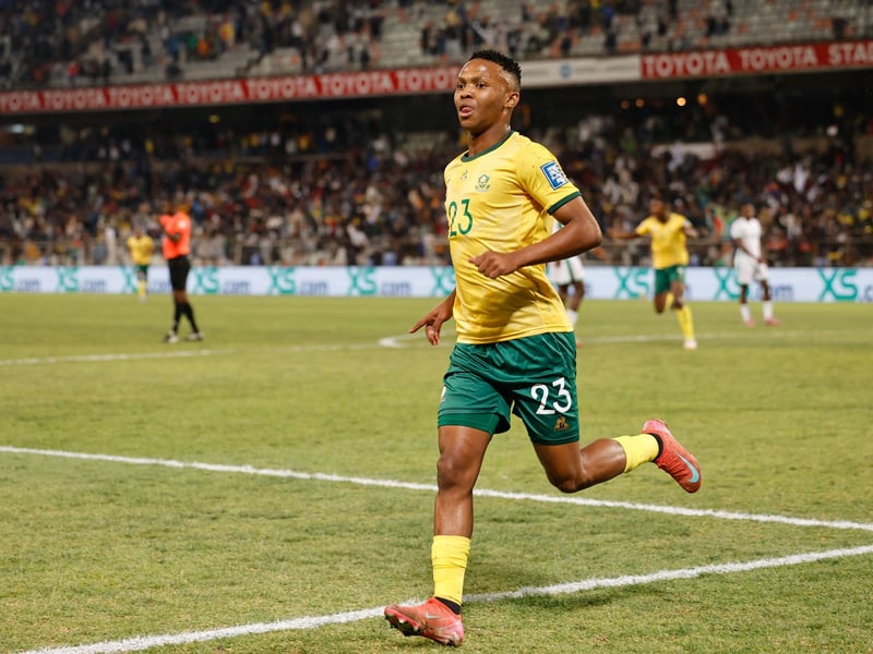 One of South Africa's most promising young talents, the 21-year-old has made his mark in the Saudi Pro League with Al-Ettifaq this season. An explosive dribbler, Nkota is goal threat from the wings, and has already scored two goals in just seven international games for Bafana Bafana.